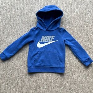 Blue Nike Unisex Club Fleece Pullover Hoodie Sweatshirt - 2T
